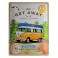 Plaque 3D Métal Combi VW : Get away Camp adventure, 40 x 30 cm