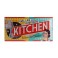 Plaque 3D Métal : Feel like home kitchen, 50 x 25 cm