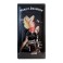 Plaque 3D Métal Harley Davidson : Biker Babe, Hauteur 50 x 25 cm