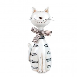 Figurine Chat Collection Mistigri Assis H 22 Cm