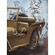 Tableau sur Bois & Métal 3D : La Jeep militaire, L 80 cm