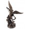 Statuette résine : L'archange Saint Michel, H 35 cm