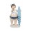 Figurine Thème Bord de Mer : Baigneuse rétro Assise, H 19 cm