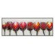 Tableau moderne : Coquelicots rouge & Co, L 150 cm