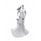 Statuette Design Couple : Main dans la main, Collection Color Line, H 35 cm