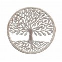 Déco murale fer : Arbre de vie, Anthracite & marron, Mod 5, H 60 cm