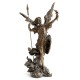 Statuette résine : L'archange Saint Michel, H 35 cm