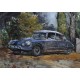 Tableau Métal 3D XL : La Citroen DS Noire, L 120 cm