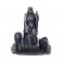 Statuette résine : L'archange Saint Michel, H 35 cm