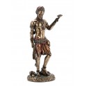 Statuette résine : L'archange Saint Michel, H 35 cm