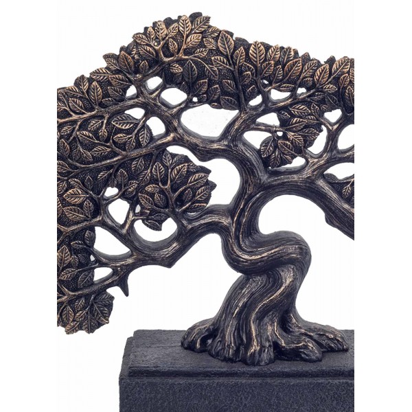 WGPHD Arbre de Vie Mandala Fleur Nature Sculpture Patio Extérieur