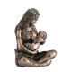 Figurine Gaïa, la Déesse Mère féconde la Terre Entre Ses Main, H 18 cm