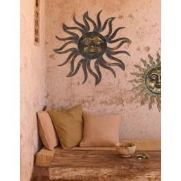 Soleil décoratif mural XL, Collection Bright & Yellow Mod 2, Diam 72 cm