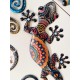 Déco murale : Gecko, Collection BSTONE, H 60 cm