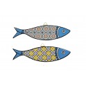 Set 3 magnets Frigo aimantés, Poissons Thème Mer 5, L 13 cm