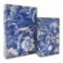 Set 2 Boites livres en bois MDF et polyester, Motif Jardin fleuri et mésange bleue, hauteur 27 cm (Grande)