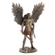 Statuette résine : L'archange Saint Michel et Le Glaive H 28 cm