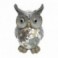 Statue Totem Hibou en pierre de magnésie, Intérieur et extérieur, Terrasse et Jardin, hauteur 32 cm