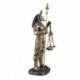 Statue Dieu égyptien, Anubis et balance de la justice, Finition Antic Line, hauteur 27 cm