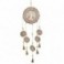 Suspension mobile Arbre de vie et accessoires en bois, clochettes en métal étain, hauteur 90 cm