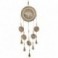 Suspension mobile Eléphants et accessoires en bois, clochettes en étain, zen et boho, hauteur 90 cm