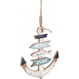 Déco murale en Bois flotté : Poisson XL, L 69 cm