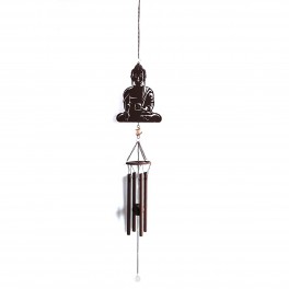 Suspension Arabesque : Arbre de vie cerclé avec cloches à tintement, H 75 cm