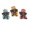 Minis Figurines : Set 3 Ganesh de la Sagesse, Color Line, H 7,5 cm