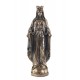 Figurine Antic Line Aspect Bronze, La Vierge Marie, H 28 cm