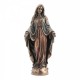 Figurine Antic Line Aspect Bronze, La Vierge Marie, H 28 cm