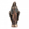 Figurine Antic Line Aspect Bronze, La Vierge Marie, H 20 cm