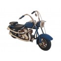 Scooter Miniature métal Vintage, Couleur Jaune, Modèle Italia L 26 cm