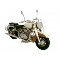 Scooter Miniature métal Vintage, Couleur Jaune, Modèle Italia L 26 cm