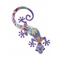 Gecko mural Collection BSTONE, H 46 cm