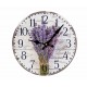 Horloge murale lavande de Provence, Mod 4, 34 cm